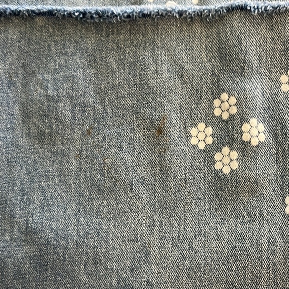 Point Sur Denim 11” Kick Out Crop High Rise Size 30 - Picture 15 of 16